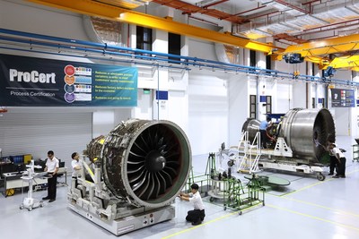 Eagle Services Asia Inducts First Pratt & Whitney GTF Engine