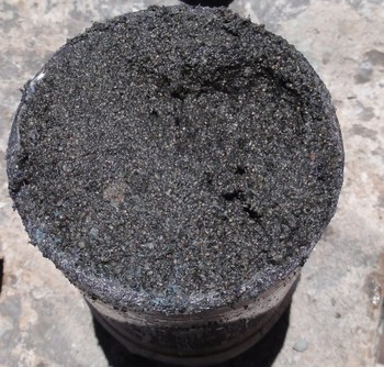 Figure 3: Typical sand in the Deep Sand unit in the deeper drilling on the CAU12 platform (CNW Group/Advantage Lithium Corp)
