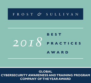 KnowBe4 Commended by Frost &amp; Sullivan for Helping Enterprises Thwart Phishing Attacks with its Cybersecurity Awareness Training and Simulated Phishing Platform