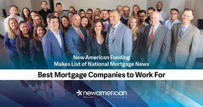 New American Funding Makes National Mortgage News' 2019 Best Mortgage Companies to Work For List