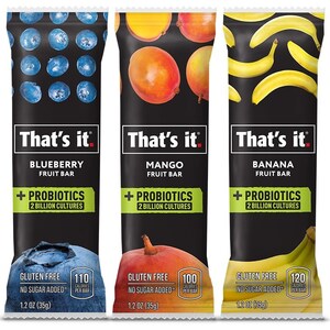 That's it.® leads the way with the recent unveiling of new, innovative, non-dairy Probiotic Bars