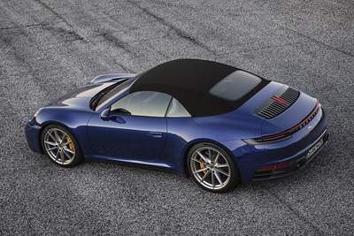 La huitime gnration de la Porsche 911 Cabriolet prsente en premire le 8 janvier 2019. (Groupe CNW/Automobiles Porsche Canada)
