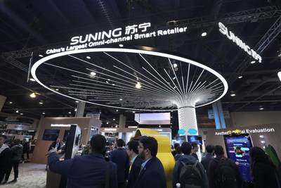 Suning’s booth at CES 2019