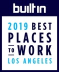 EZ Texting Named a 2019 Best Place to Work by Built In LA