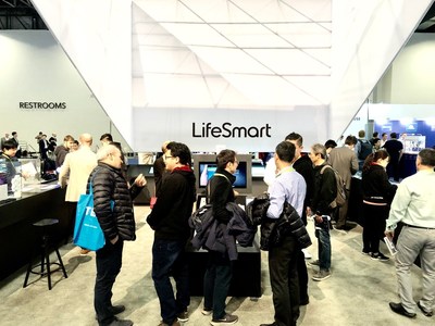 LifeSmart's Cololight showcase in Las Vegas at 2019 CES