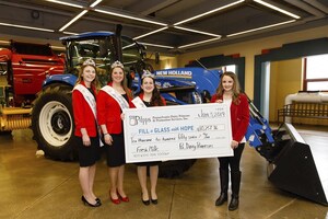 Pennsylvania State Dairy Princesses Raise Over $10,000 for "Fill a Glass with Hope®" Campaign