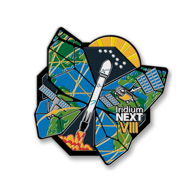 The Official Iridium-8 Launch Patch