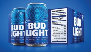 Bud Light Elevates Transparency in the Beer Industry with New On-Pack Ingredients Label