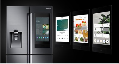 Samsung Debuts a New Standard in Connectivity with Next Generation of Family Hub Refrigerator at CES 2019 (CNW Group/Samsung Electronics Canada)