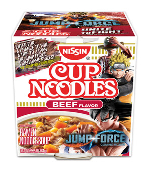 Nissin Cup Noodles® Unites with JUMP FORCE Video Game to Launch Epic "Jump to Japan Sweepstakes" With Limited-Edition Packaging