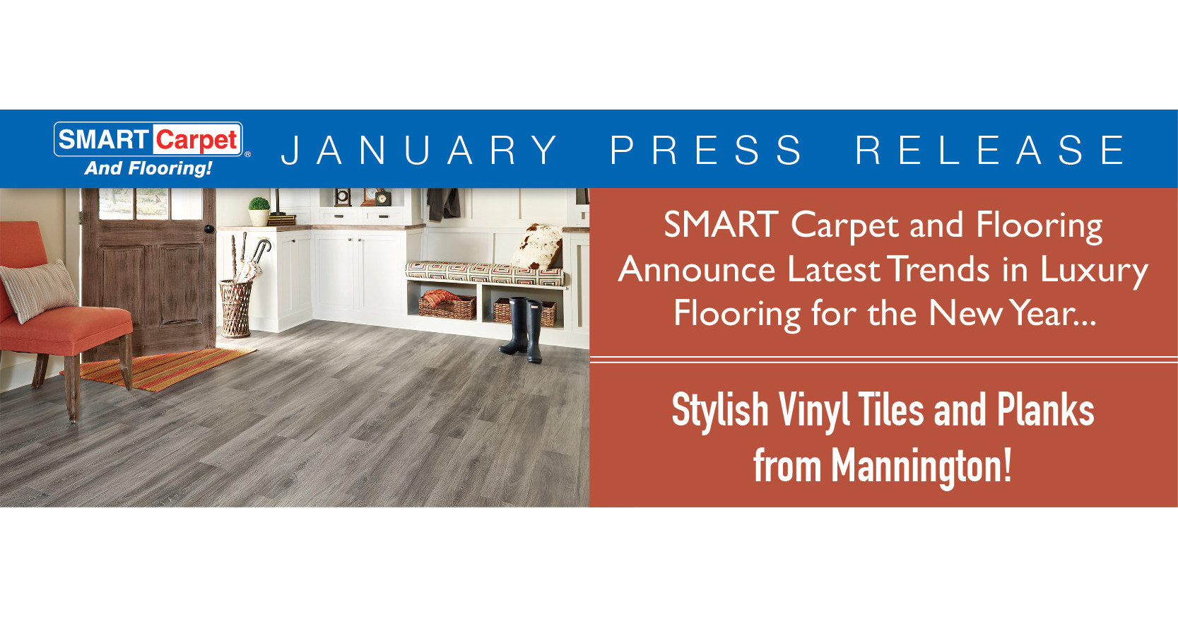 SMART Carpet and Flooring Announce Latest Trends in Luxury Flooring for