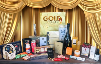 And a closer look at the items inside. Guests received a wide variety of things from beauty tools and products for Hollywood, to Health & Wellness.