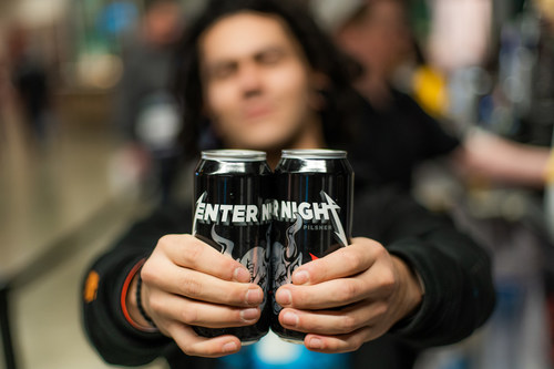 Metallica & Arrogant Consortia announce Enter Night Pilsner, launching in the US now and internationally this spring.