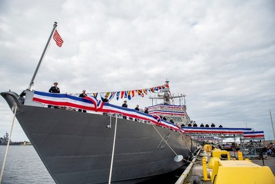 Wichita (LCS 13) enters active service in the U.S. Navy fleet.
