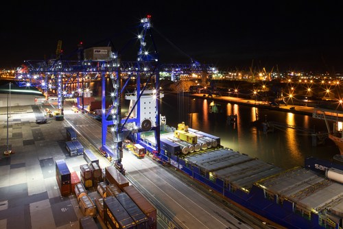 Night photograph of ABP’s port of Hull (PRNewsfoto/Associated British Ports (ABP))