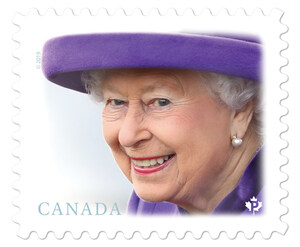 Postes Canada émet un nouveau timbre en l'honneur de Sa Majesté la reine Elizabeth II