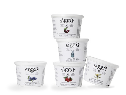 En janvier, siggi’s lançait au Canada son yogourt skyr islandais, qui contient des ingrédients simples et peu de sucre. (Groupe CNW/Parmalat Canada)