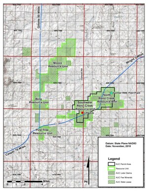 Uranium Energy Corp Announces New and Consolidated NI 43-101 Mineral Resources* at the Reno Creek ISR Project, Wyoming