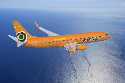 Rendering of Mango Airlines Boeing Next Generation 737-800 with Split Scimitar Winglets