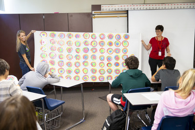 Big Data Art Workshop presented at Fisher Middle School, Los Gatos (CA) by the Art Docents of Los Gatos