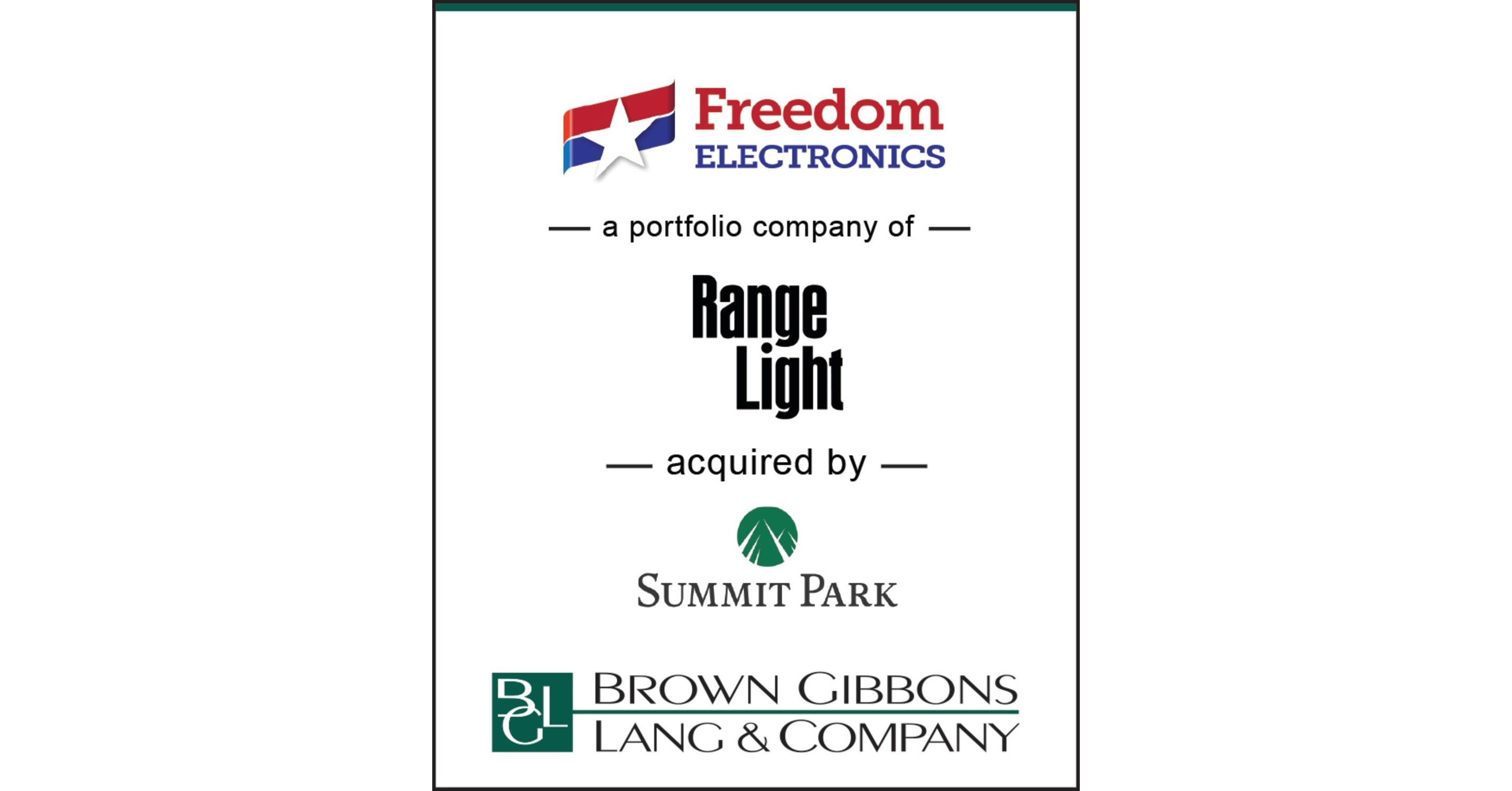 BGL Announces the Sale of Freedom Electronics to Summit Park