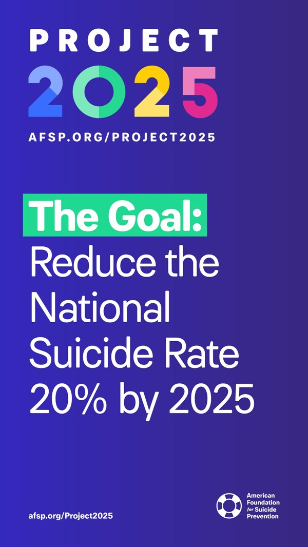 The American Foundation for Suicide Prevention Launches Phase II of Project 2025