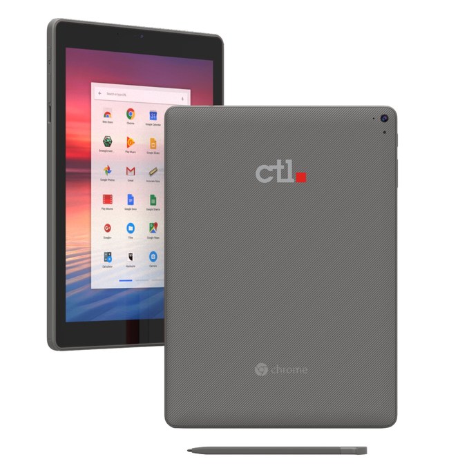 CTL Chromebook Tablet TX1 Front and Back