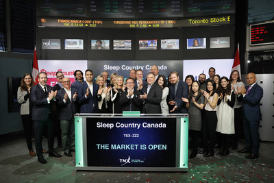 Sleep Country Canada Inc. Opens the Market (CNW Group/TMX Group Limited)