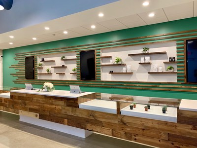 This is a photo of the interior of The Forest in Sandusky, Ohio. The Forest is the first medical marijuana dispensary in the state to serve patients.