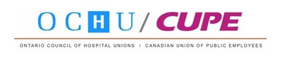 Logo: Ontario Council of Hospital Unions (OCHU / Canadian Union of Public Employees (CUPE) (CNW Group/Canadian Union of Public Employees (CUPE))