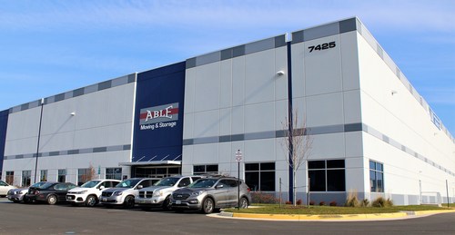 Able Moving & Storage new commercial division headquarters located at 7425 Merritt Park Drive in Manassas, Virginia.