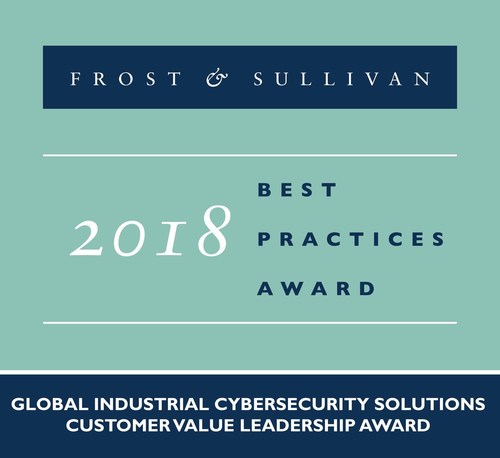 2018 Global Industrial Cybersecurity Solutions Customer Value Leadership Award