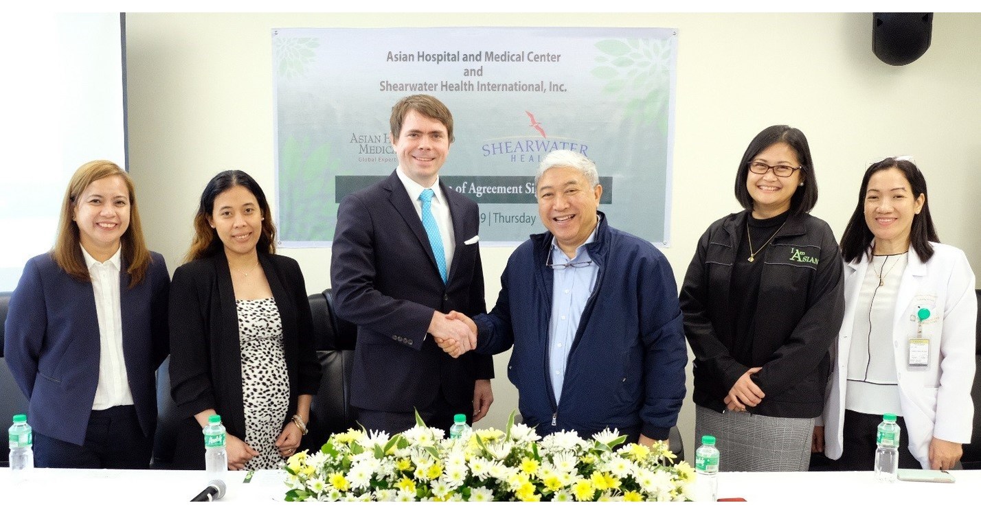 U.S.based Shearwater Health and Philippinesbased Asian Hospital and