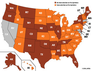 Fire Sprinkler Safety Organization Challenges States To Ban the Ban on Local Fire Sprinkler Codes