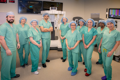 Dr Ankit Bharat and staff first in the US to perform robotic lung volume reduction surgery