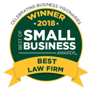 Tung Law Firm, PLLC Wins 2018 Best Law Firm From Best of Small Business Awards™