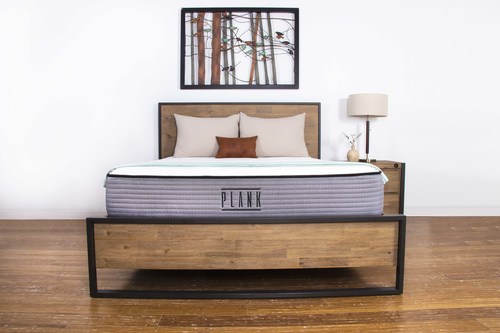 The Plank by Brooklyn Bedding offers two unique sleep surfaces in a flippable mattress with both standard firm and extra firm sides.