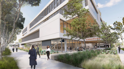 Rendering of new Laserfiche building courtesy of Studio One Eleven