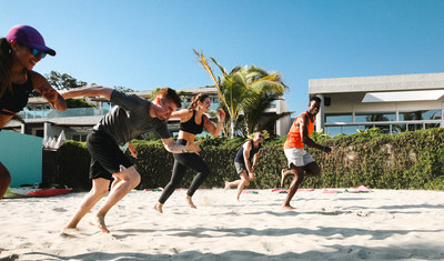 Joe Holder leads a workout at the first-ever FUEL Weekend held at W Punta de Mita in May of 2018. Photo Credit: W Hotels Worldwide