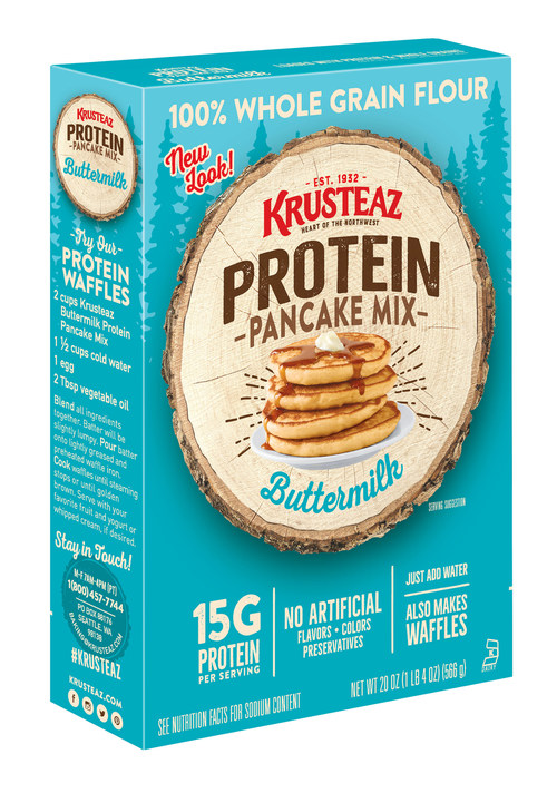 Hot Off The Griddle Krusteaz Steps Up Pancake Game With Introduction Of New And Improved Buttermilk Protein Flapjack Waffle Mix Hot Off The Griddle Krusteaz Steps Up Pancake Game With Introduction Of New And Improved Buttermilk Protein Flapjack Waffle Mix