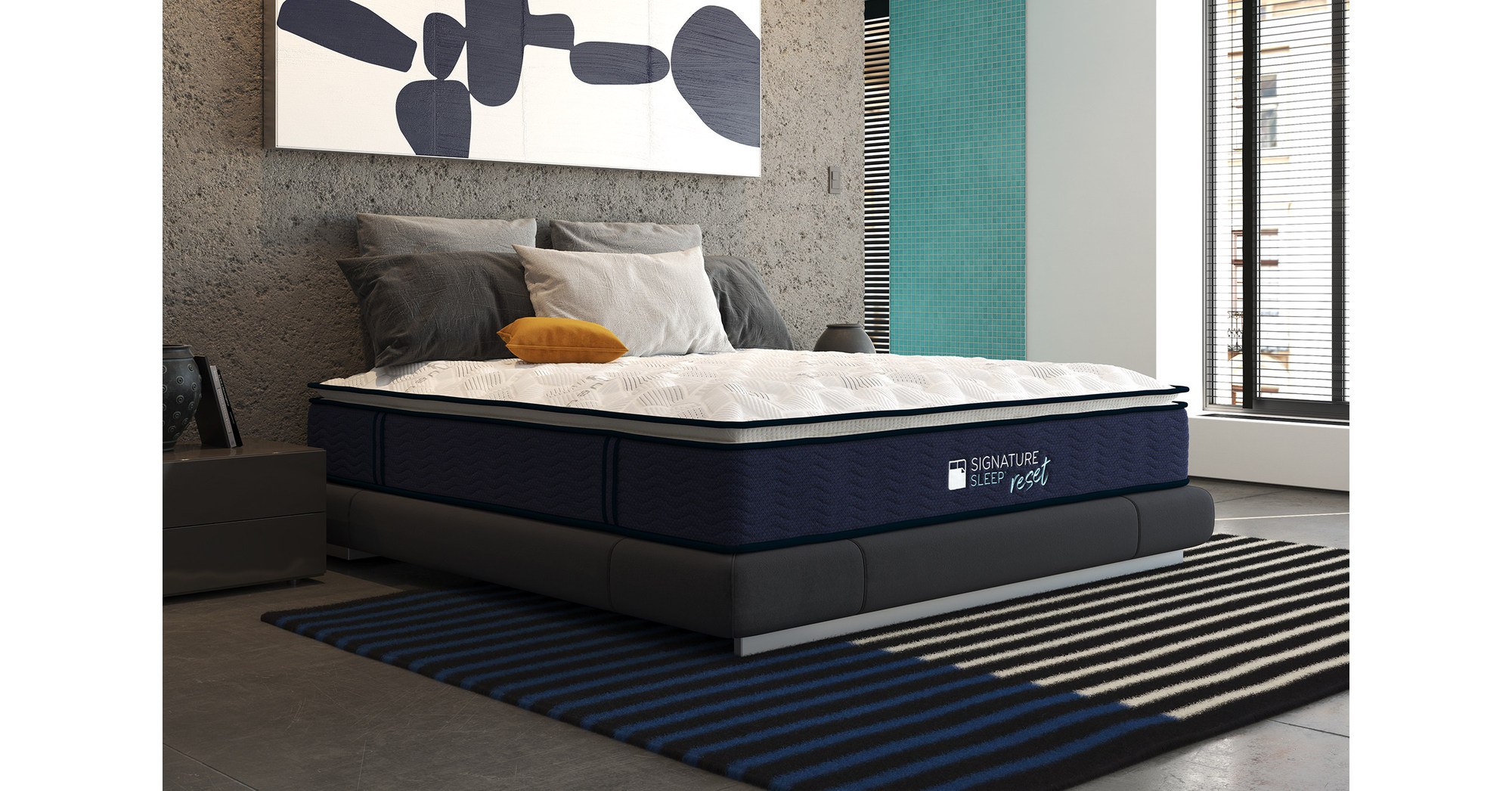 Reset with Signature Sleep's new line of Nanobionic® mattresses