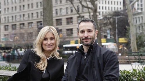 Anna Panczyk, CEO of Grey London (left); Adrian Rossi, Creative Chairman, Grey London (right)