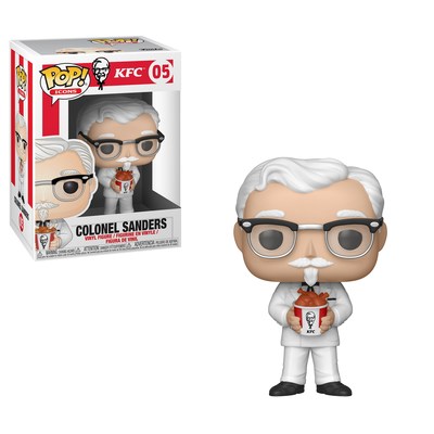 The Colonel’s official debut as a Funko Pop! figurine features the chicken salesman holding a bucket of his famous fried chicken and is available for preorder on Amazon.com starting Jan. 23 at 9 a.m. EST, and will also be on the shelves of select retailers.