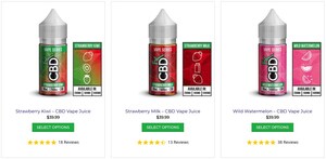 CBDfx Launches Six New Vape Juice Flavors