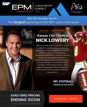 The Kick Is Good! NFL Legend Nick Lowery to Deliver Keynote at 2019 EPM Leadership Summit in Las Vegas