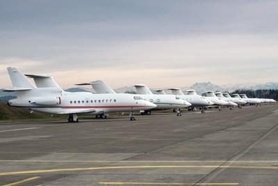 VIP aircraft at Jet Aviation's FBO in Zurich, Switzerland, during the World Economic Forum meeting in Davos. VIP aircraft at Jet Aviation's FBO in Zurich, Switzerland, during the World Economic Forum meeting in Davos.