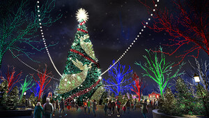 Best Theme Park Holiday Event in USA Adds Stunning New Icon