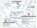 Boreal Completes 1,621 Metre Drill Program at Gumsberg Zinc, Silver and Lead Project in Sweden