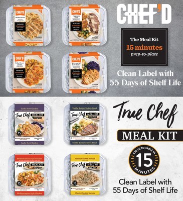 Meal kits with 55 days of shelf life