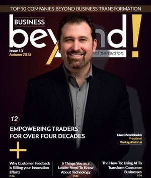 Vantagepoint ai on The Cover of Beyond Business' Top 10 Companies Beyond Business Transformation